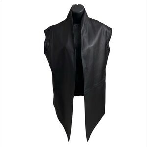 JOSIE NATORI Lambskin Vest Size M